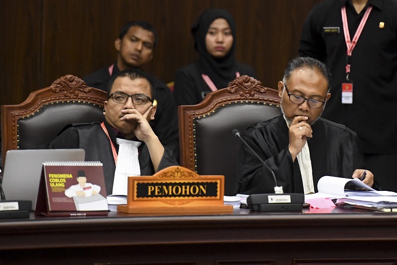 MK tolak seluruh bukti rekaman video Prabowo-Sandi