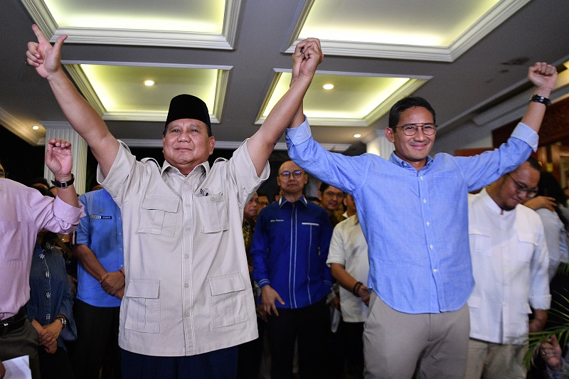 Ditolak MK, Prabowo-Sandi tempuh jalur hukum lain