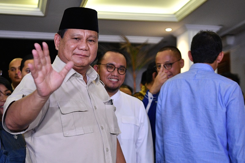 Terima MK, Prabowo ajak pendukung berjuang di jalur lain