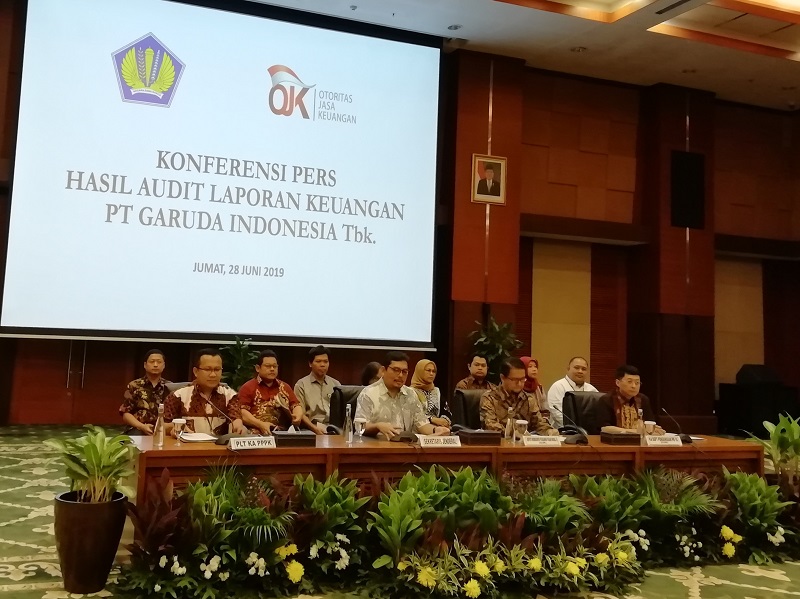 Ini denda bagi Garuda Indonesia atas pelanggaran laporan keuangan