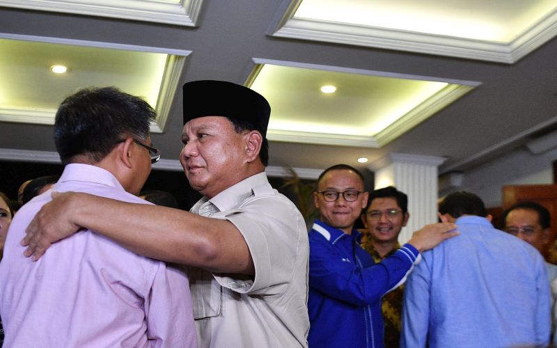 Prabowo bubarkan koalisi Indonesia Adil Makmur