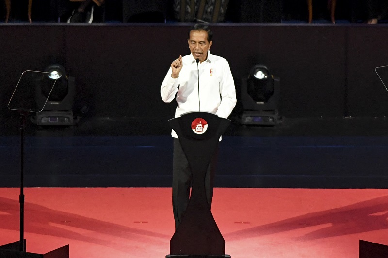Walhi bongkar diksi berbahaya Jokowi saat pidato Visi Indonesia