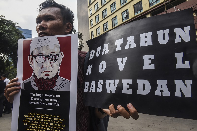 Jokowi dinilai lepas tanggung jawab terhadap kasus Novel Baswedan