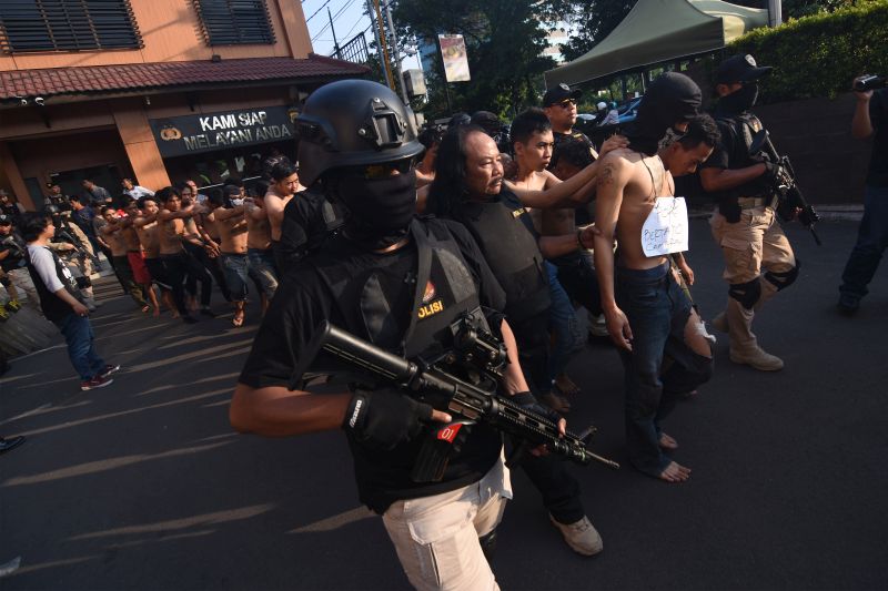 Polisi serahkan 334 tersangka kerusuhan 22 Mei ke Kejati DKI