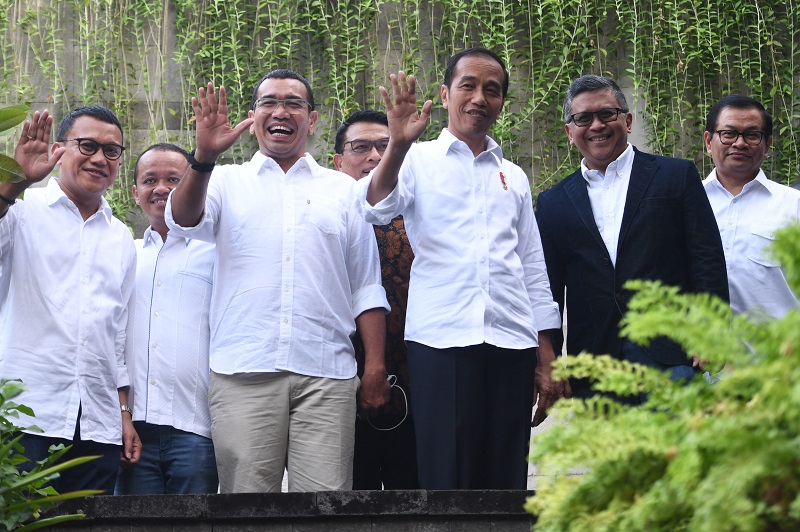 TKN bubar, Jokowi puas