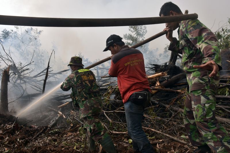 Karhutla tertanggulangi, udara Riau membaik