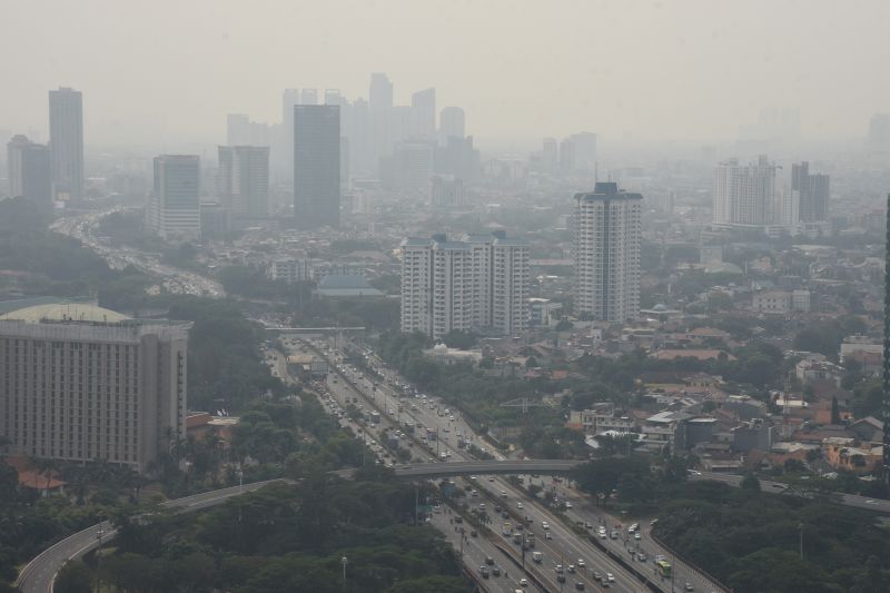 Jakarta masih tiga besar kota dengan udara terkotor di dunia