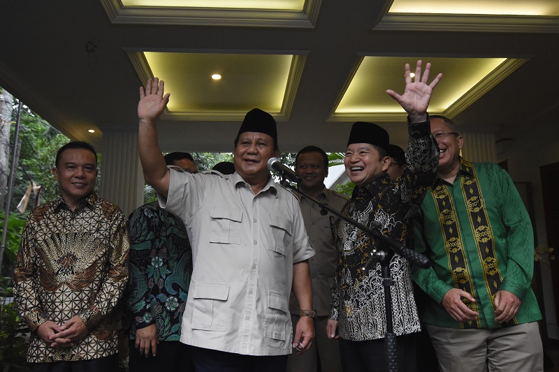 Isi pertemuan Prabowo Subianto dengan Suharso Monoarfa