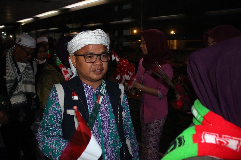 Kloter pertama jemaah haji tiba di Indonesia