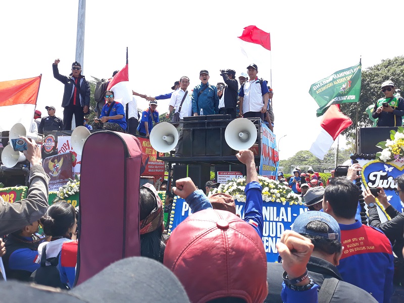 Lima poin petisi buruh untuk Presiden Jokowi
