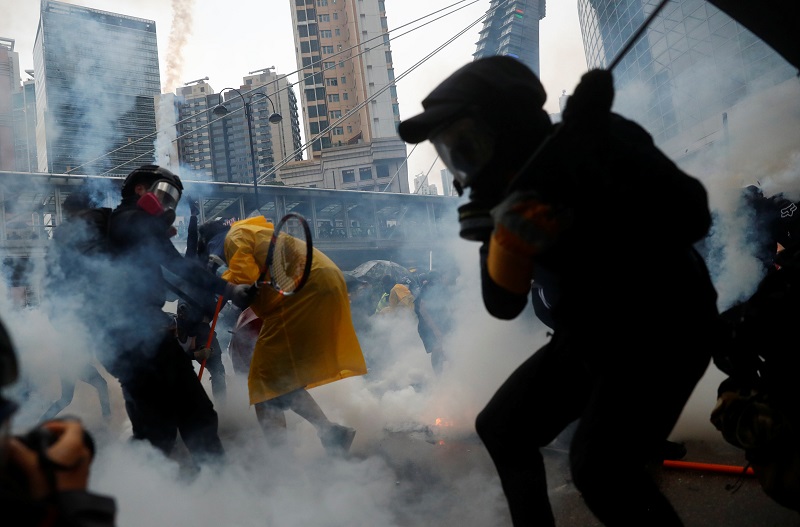 Demo Hong Kong: Polisi tangkap 36 orang
