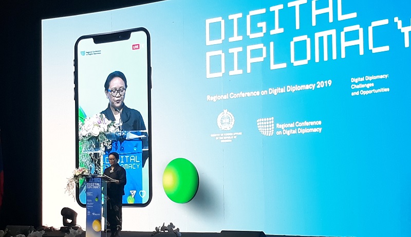 Menlu Retno paparkan 4 cara manfaatkan diplomasi digital