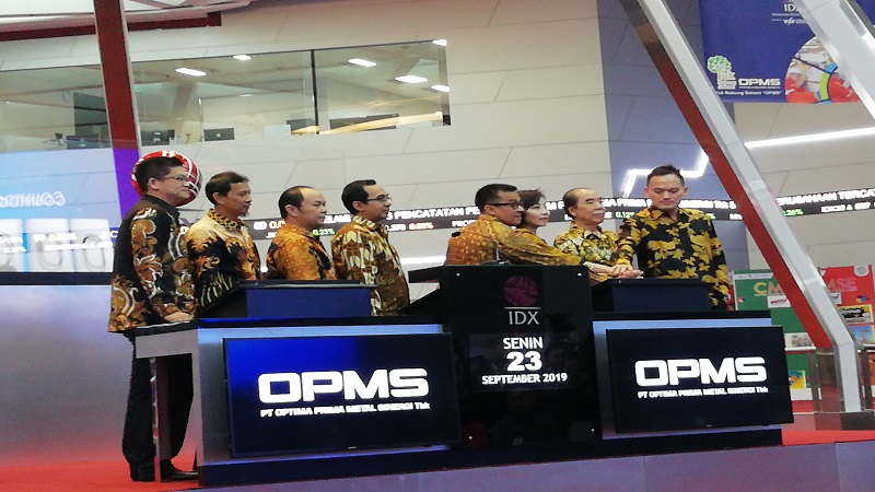 IPO, saham Optima Prima Metal Sinergi dibuka menguat