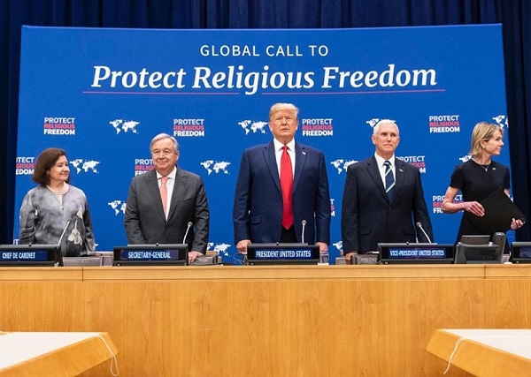 Trump bicara persekusi atas nama agama di PBB