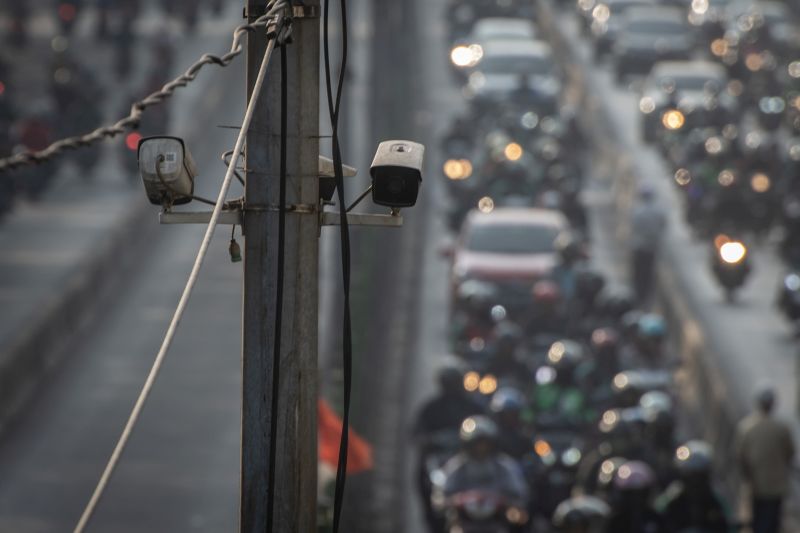 2 titik jalur Transjakarta dipasang kamera tilang elektronik