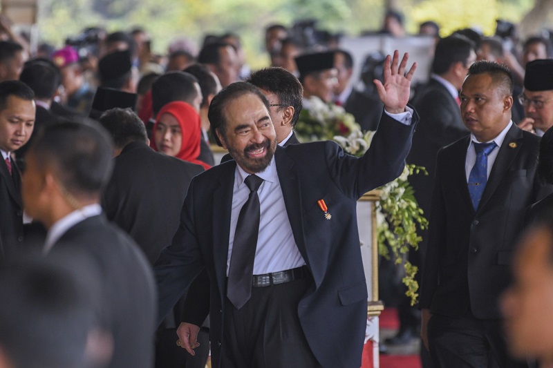 Jokowi terbitkan Perppu KPK, Surya Paloh: Bisa dimakzulkan