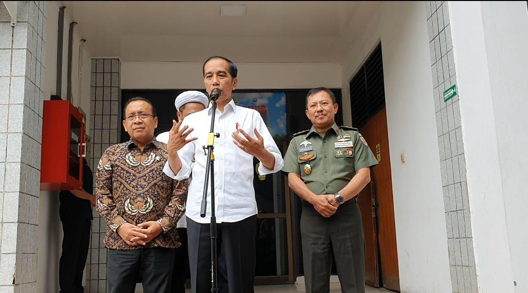 Presiden Jokowi sebut Wiranto ingin segera ikut ratas 