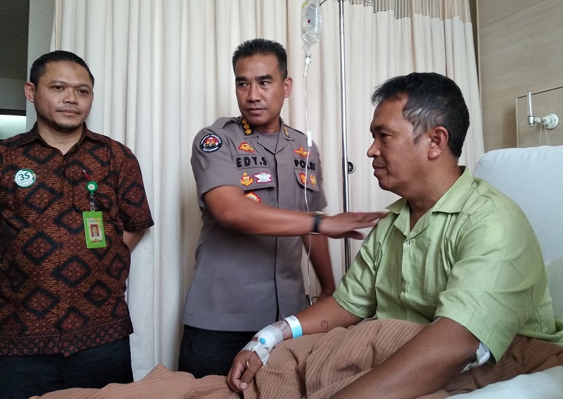 Cerita Kapolsek Menes tertusuk belati saat lindungi Wiranto