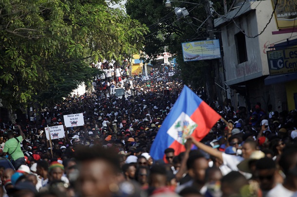 Protes anti-pemerintah, rakyat Haiti bernyanyi dan menari