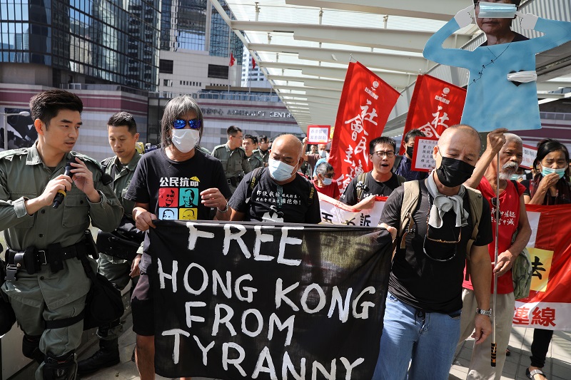 Pemimpin Hong Kong kembali dihujani cemoohan di LegCo
