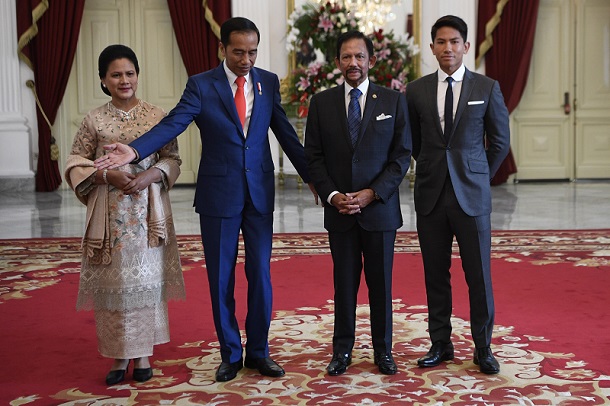 Jelang pelantikan, Sultan Brunei hingga Raja Eswatini kunjungi Jokowi