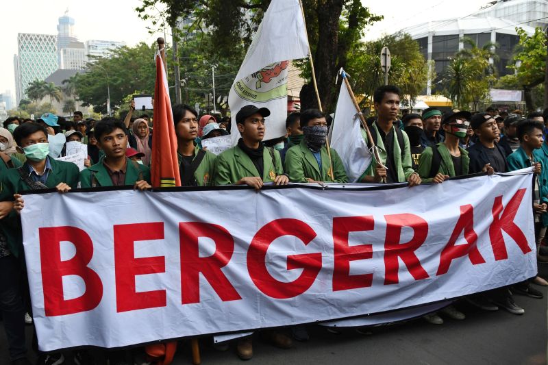 Mulai besok, polisi izinkan unjuk rasa pada Jokowi