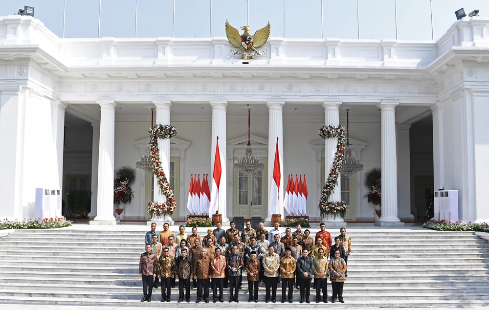 Presiden umumkan menteri Kabinet Indonesia Maju 