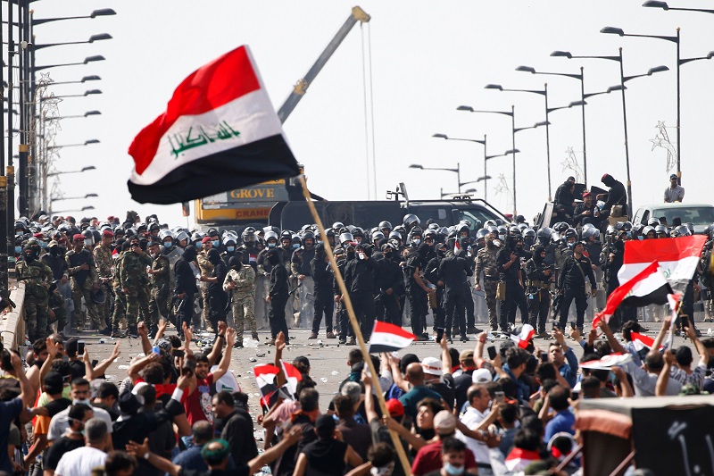 40 orang tewas dan puluhan terluka dalam demonstrasi di Irak