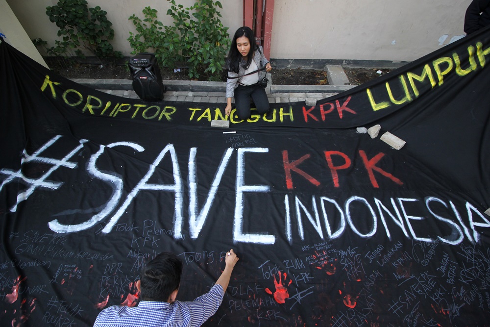 ICW desak Jokowi kaji kembali penerbitan Perppu KPK 