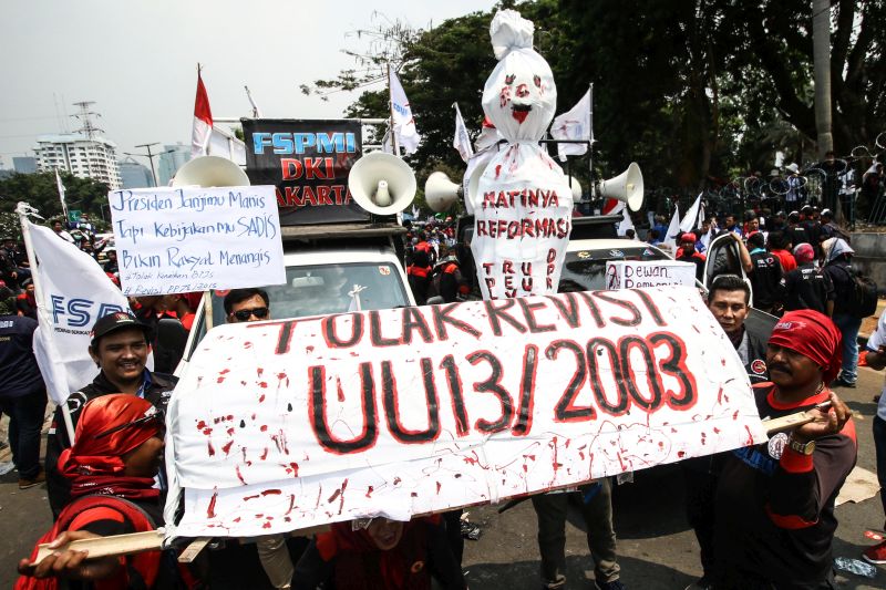 Tolak kenaikan UMP 8,51%, besok massa buruh demo di Balai Kota Jakarta