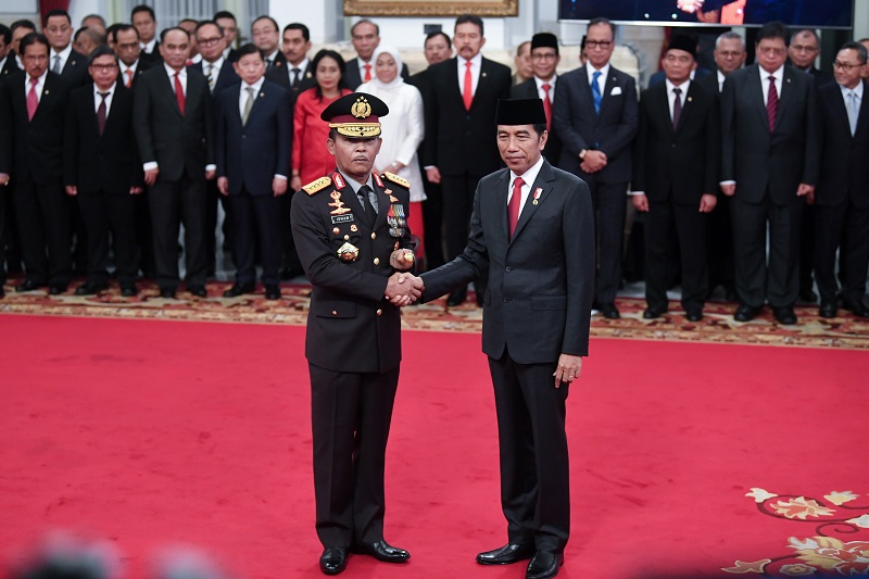 Kapolri Idham Aziz sowan ke Panglima TNI usai dilantik