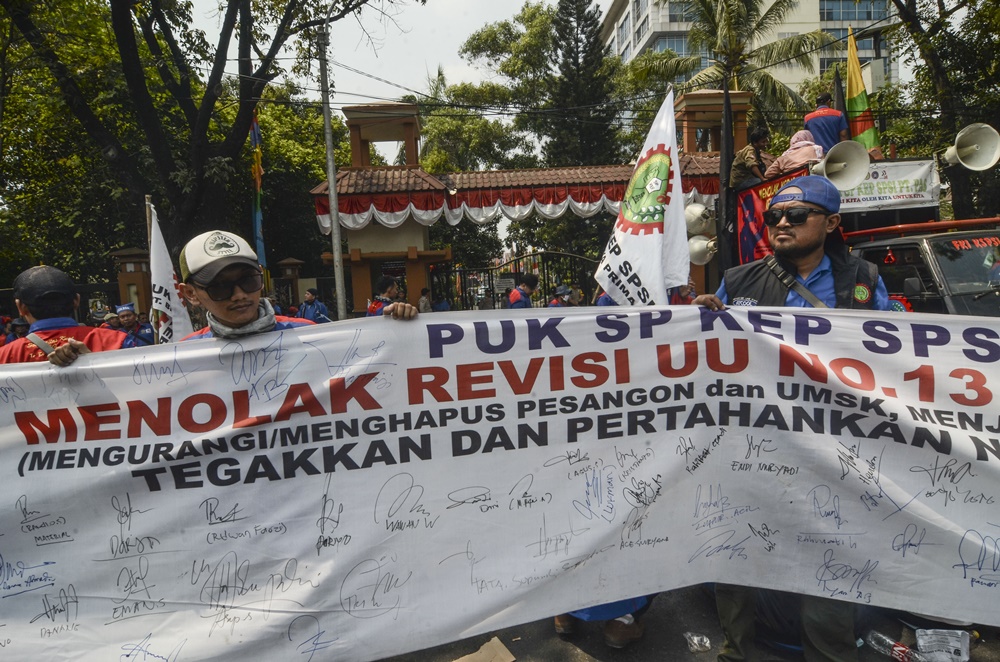 UMP Banten naik 8,35%, pekerja tidak puas 