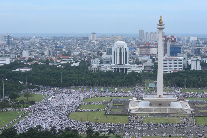 Rizieq Shihab perintahkan jamaahnya putihkan Jakarta saat Reuni 212