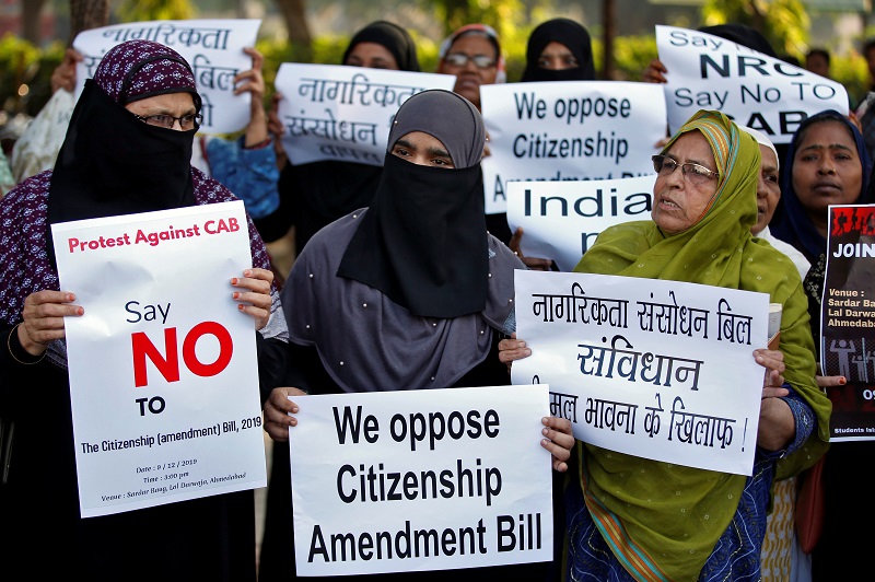 Protes anti-RUU kewarganegaraan kontroversial pecah di India