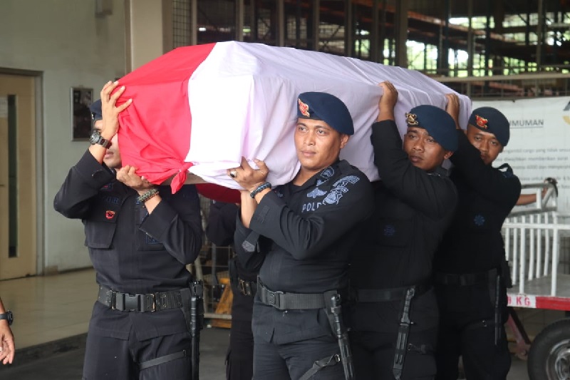 Anggota Brimob yang tertembak dimakamkan di Pandeglang