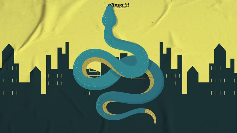 Munculnya ular kobra di permukiman warga