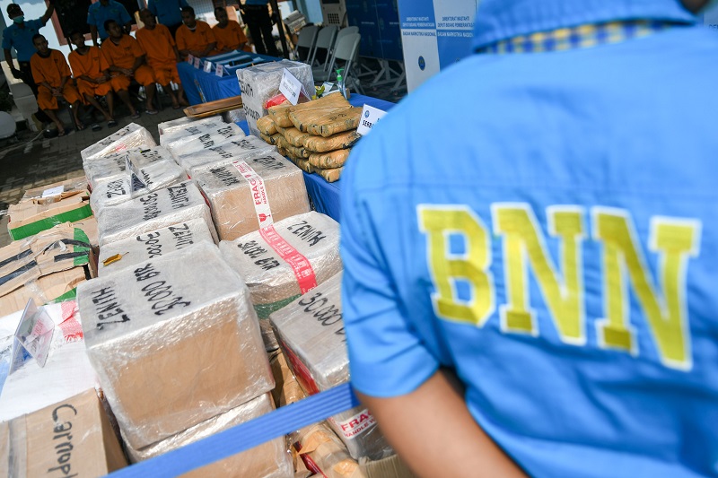 BNN ungkap 112 ton ganja dan 5 ton sabu-sabu sepanjang 2019