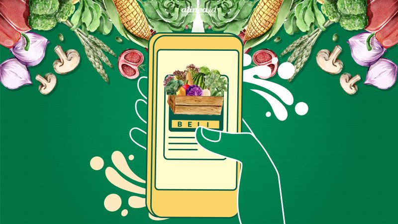 Aplikasi belanja online sayur-mayur