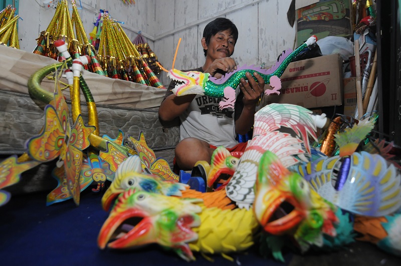 Penjualan terompet Tahun Baru di Jakarta dan Medan sepi pembeli