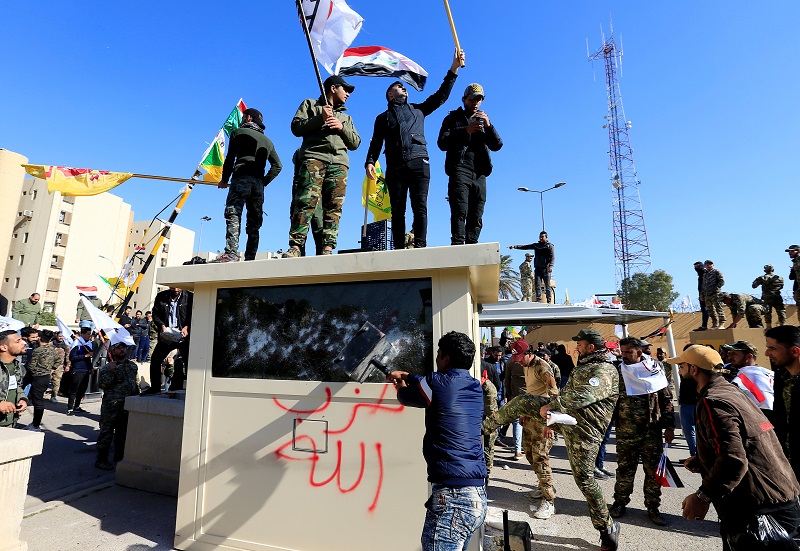 Demonstran bubar usai dua hari demo Kedubes AS di Irak