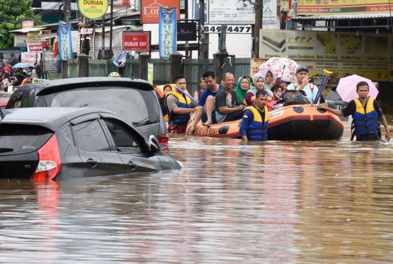 BNPB: Titik banjir paling banyak terjadi di Bekasi 