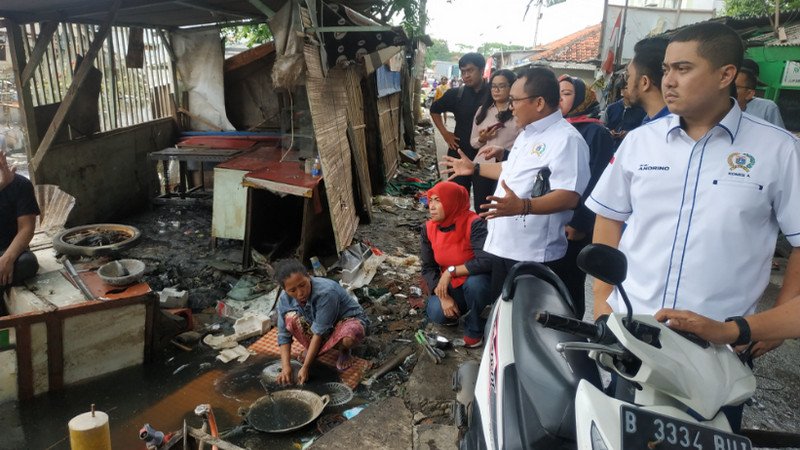 Nestapa korban banjir di Semanan Jakarta