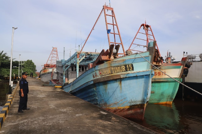 KKP tangkap tiga kapal berbendera Vietnam 