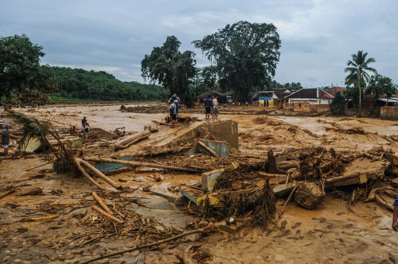 18 pesantren di Lebak rusak diterjang banjir bandang