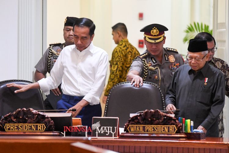 Ma'ruf Amin akui perannya tak menonjol dibanding Jokowi