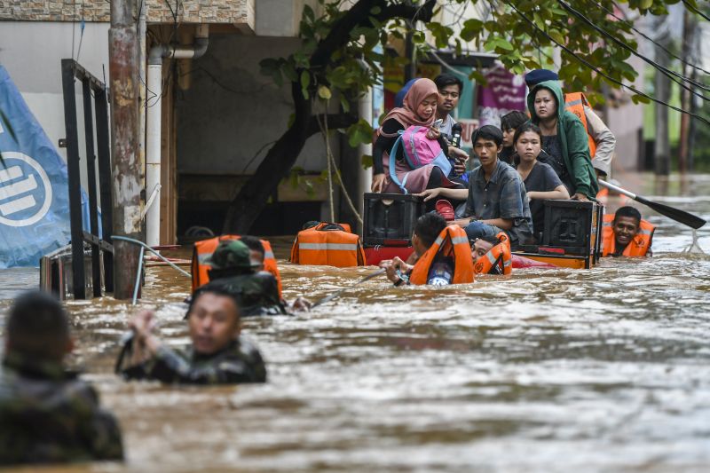 Sebagian 1.900 banjir Cipinang Melayu kembali pengungsian
