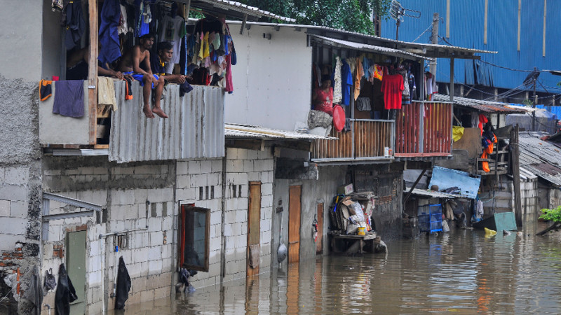 Pagi ini, 9 kawasan di Jaktim masih banjir