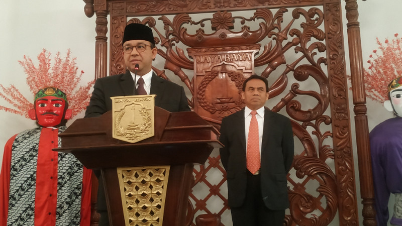 Kala Anies gagap sebut status Covid-19 di Jakarta