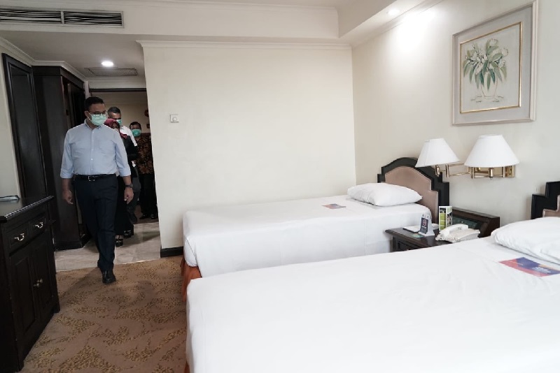 Hotel Grand Cempaka alih fungsi jadi tempat istirahat paramedis