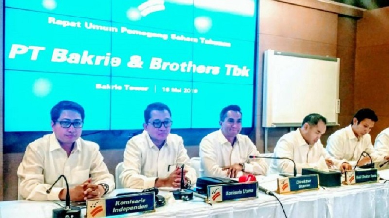 Bakrie and Brothers  raup laba bersih Rp850 miliar pada 2019